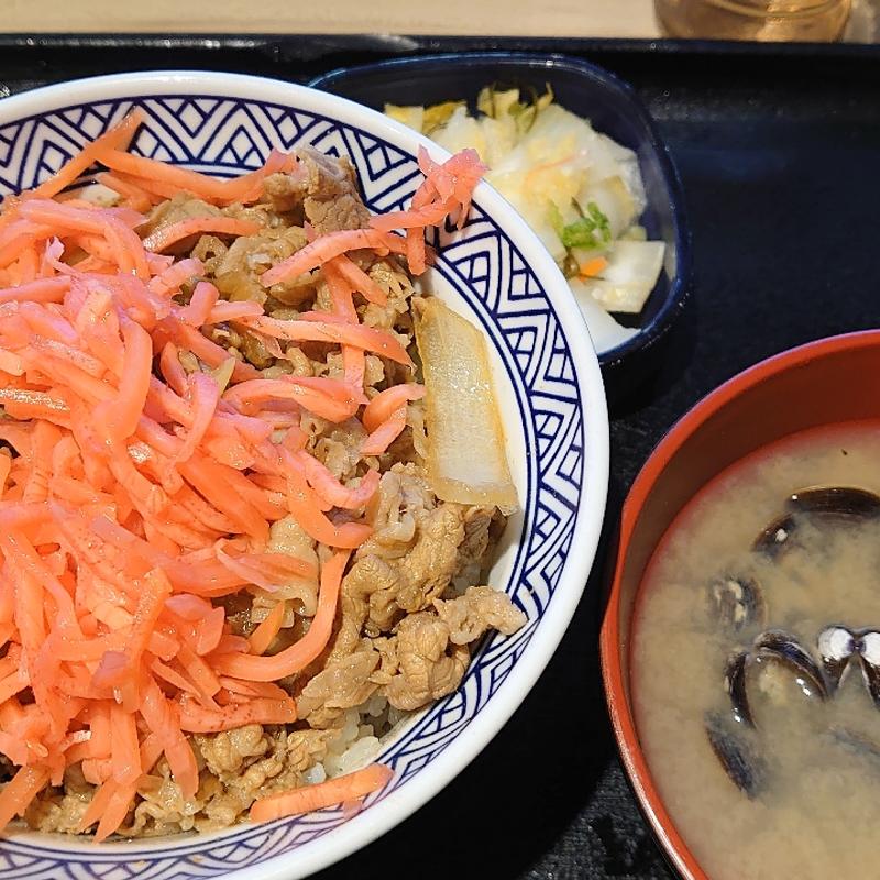 牛丼アタマの大盛りBセットしじみ汁変更(吉野家 大井町駅西口店 )
