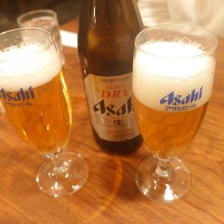 瓶ビール （アサヒスーパードライ）(まんまる)