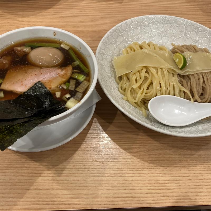 特製合盛りつけ麺(麺や麦ゑ紋（ムギエモン）)