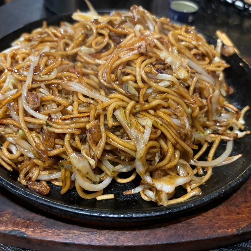 焼きそばダブル(広島風お好み焼き れんが亭 三丁目店 （れんがてい）)