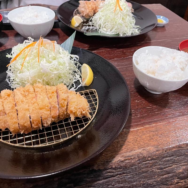 松坂ポークロースカツ(神楽坂とんかつ あげづき)