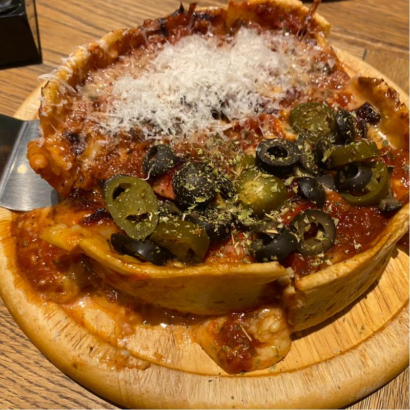 シカゴピザ(RIO BREWING&CO.BISTRO & GARDEN)