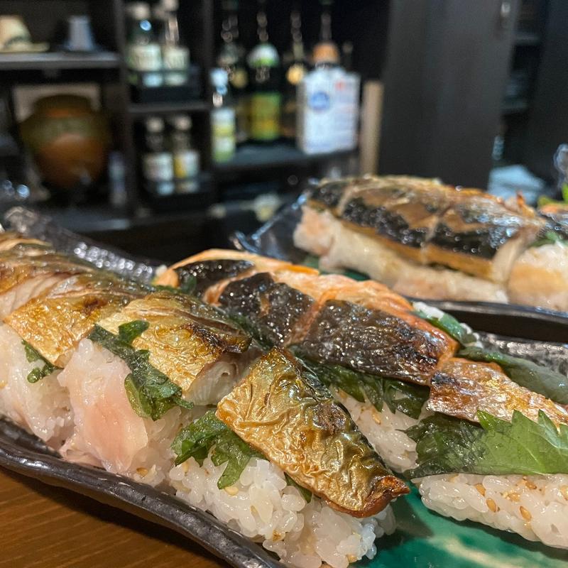 鯖寿司（コースの特別メニュー）(あぶり亭 )