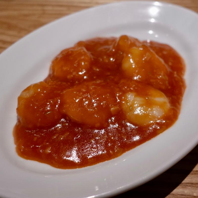 海老のチリソース(希須林 軽井沢)