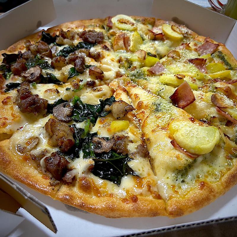 ジェノベーゼ＆炭火焼ビーフ(ドミノピザ 五橋店)