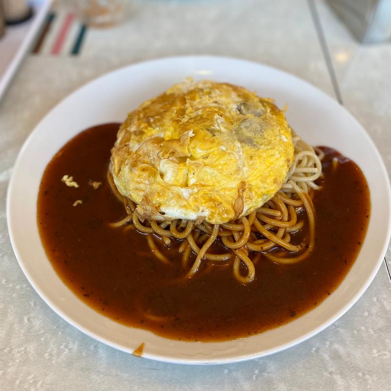 ホタテの黄金焼きパスタ(ナポリ )