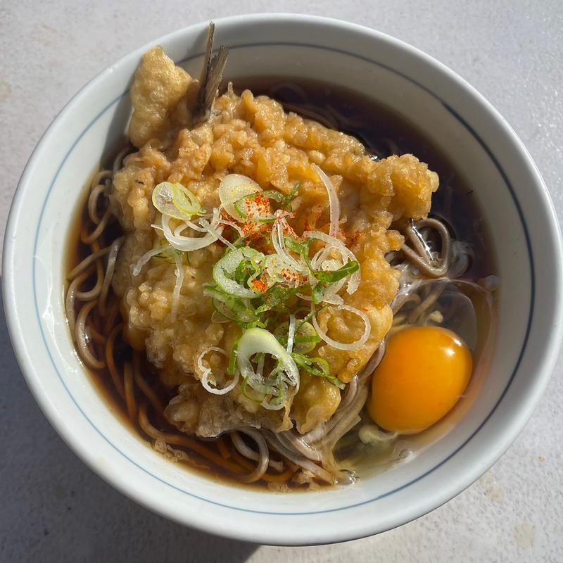 あじ天たまそば(川村屋 （かわむらや）)