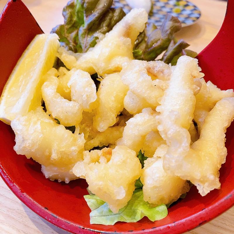 イカの身の天ぷら(すし辰 ゆめタウン廿日市店 （スシタツ）)