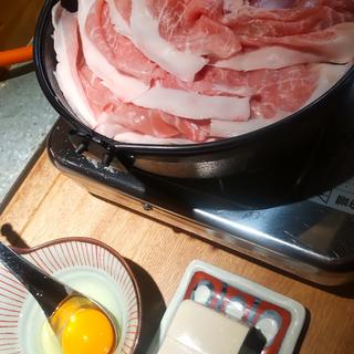 豚肉すき焼(ひとり鍋 ぎ梵)