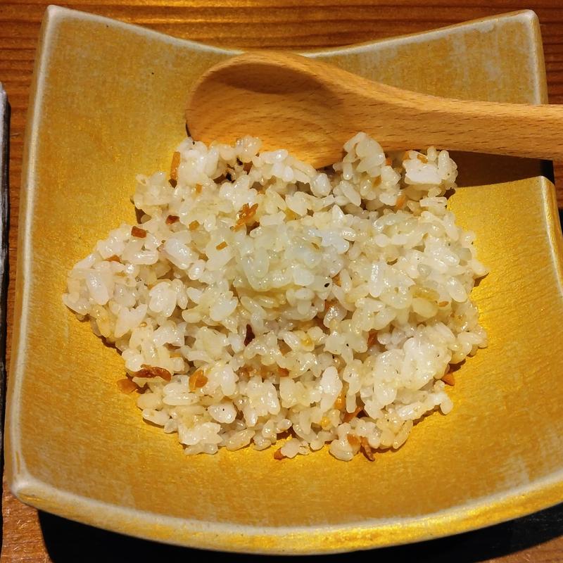 ガーリックライス(創作鉄板 粉者東京)