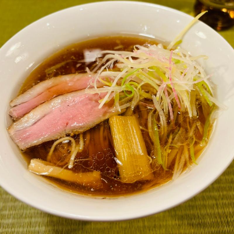 鴨らーめん(鴨and葱)