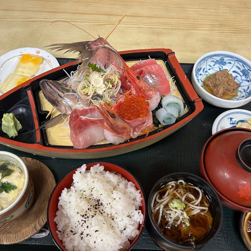 刺身定食(地魚食事処 小舟 那珂湊店)