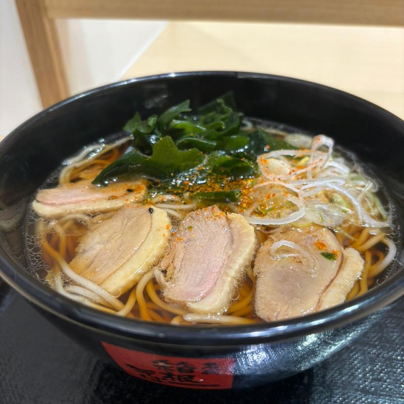 鴨そば(名代 箱根そば 下北沢店)