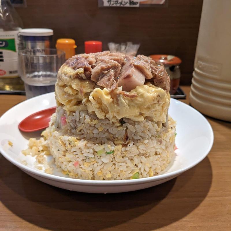 チャーシュー玉子炒飯(ラーメン処 よなかそば)