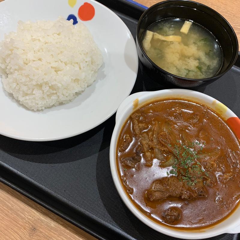 カットステーキのハッシュドビーフ(松屋 国立店（マイカリー食堂併設）)