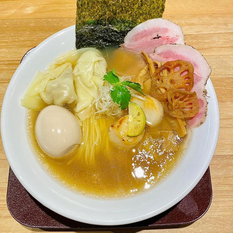 特製帆立すましらーめん(らぁ麺 おかむら)