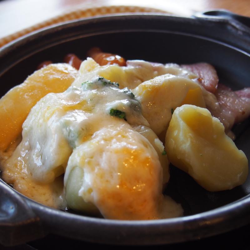 ラクレットチーズがけ(花畑牧場 十勝チーズ工房 )