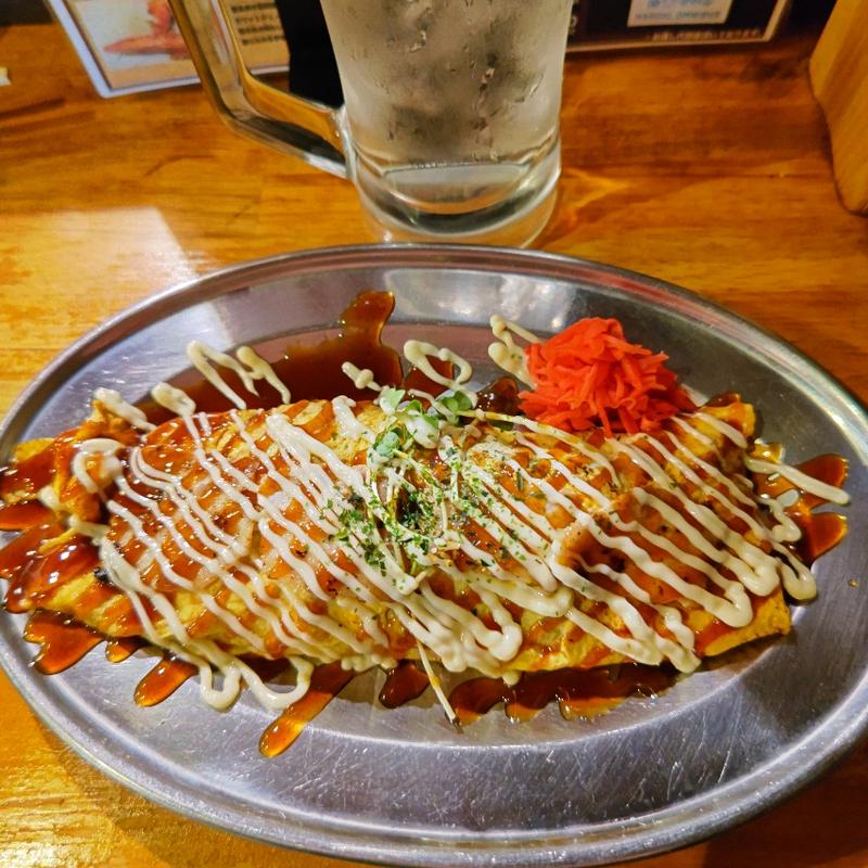オムそば(野毛焼きそばセンター まるき 野毛本店)