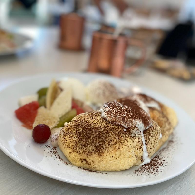 スフレパンケーキ(cafe サテンカーリトイボ)
