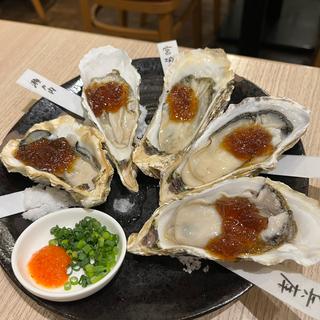 オススメ生牡蠣食べ比べ(ブランド生牡蠣と極み牛タン〜おいすたん〜関内横浜)