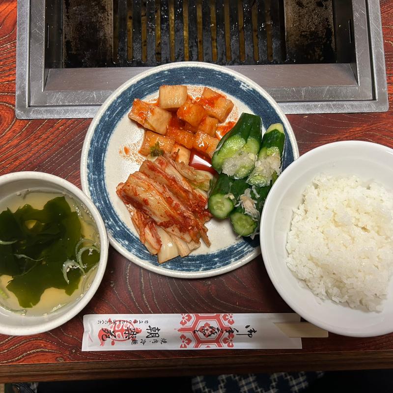 キムチ盛り合わせ(朝楽苑 日立店)