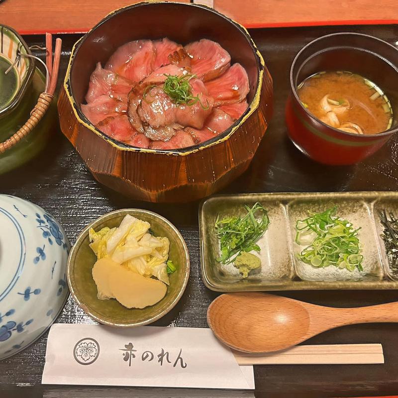 特製黒毛和牛ひつまぶし膳(赤のれん （あかのれん）)