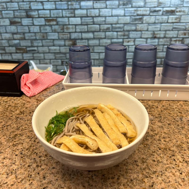 炙りぎさみそば(阪神そば 尼崎店)