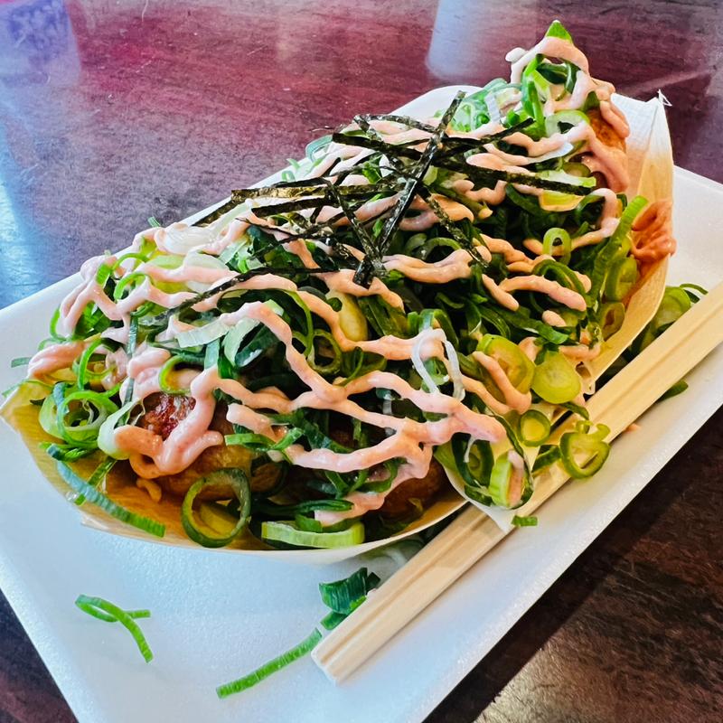 たこ焼き明太マヨチーズ(たこ焼道楽わなか 千日前本店)