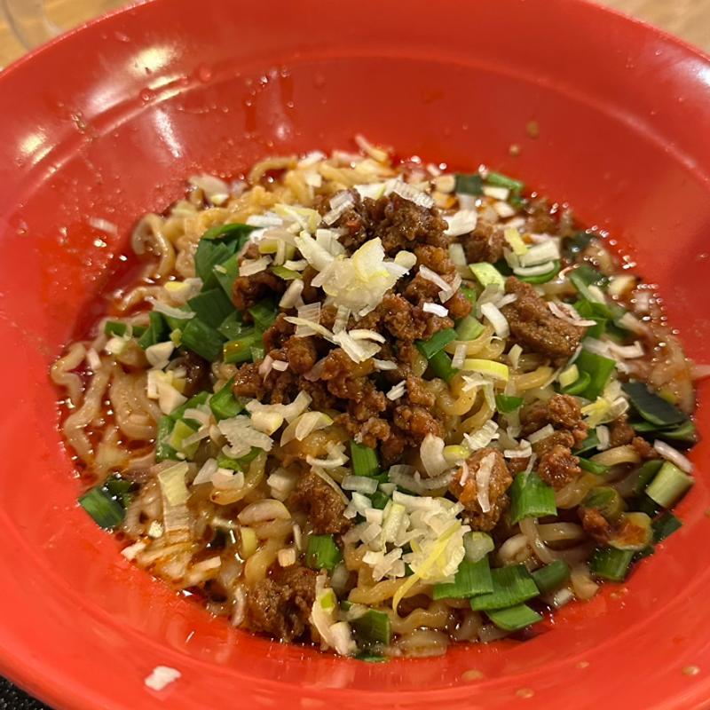 汁なし担々麺(四川大衆 ハオワール)