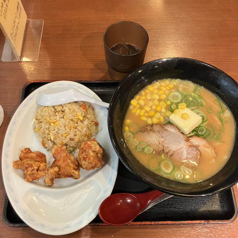 味噌コーンバターラーメン(北海ラーメン すすき野 宝塚ソリオ店)