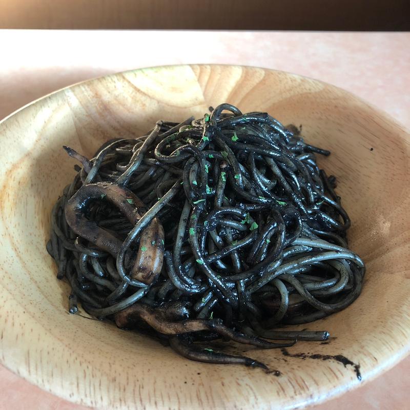 イカの墨入りスパゲッティ(サイゼリヤ イオンモール佐野新都市店)