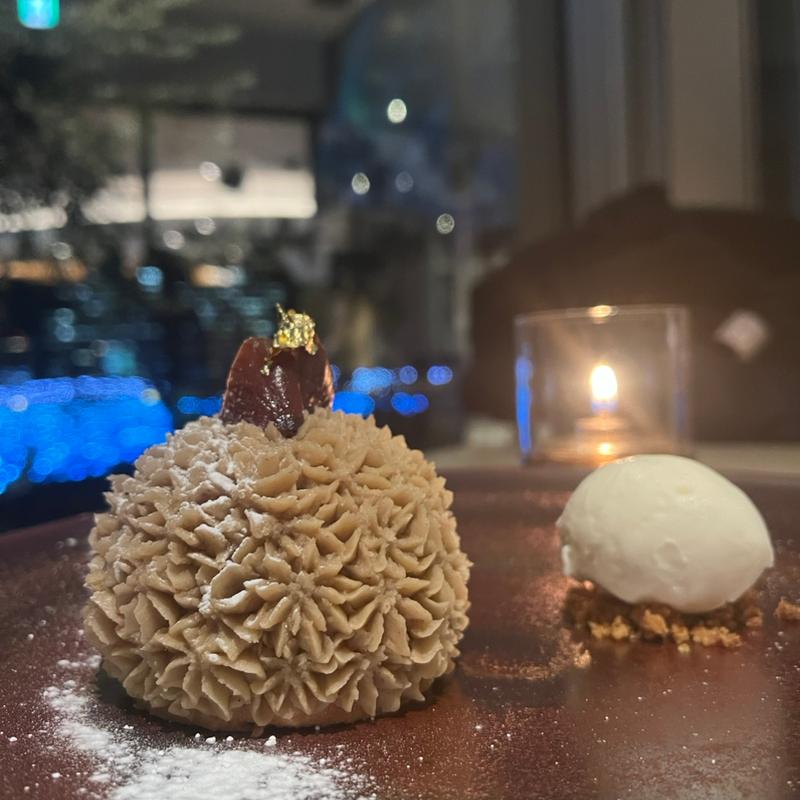 球磨栗のモンブラン(DRAWING HOUSE OF HIBIYA)