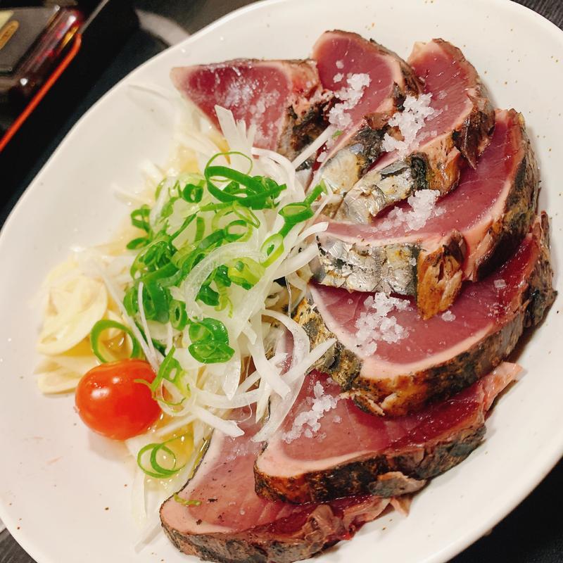 カツオの塩たたき(居酒屋いなか )