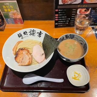 鶏白湯魚介　つけ麺🍜(諭吉)