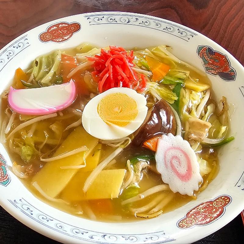 五目あんかけ焼きそば(ドライブイン藤原駅 )
