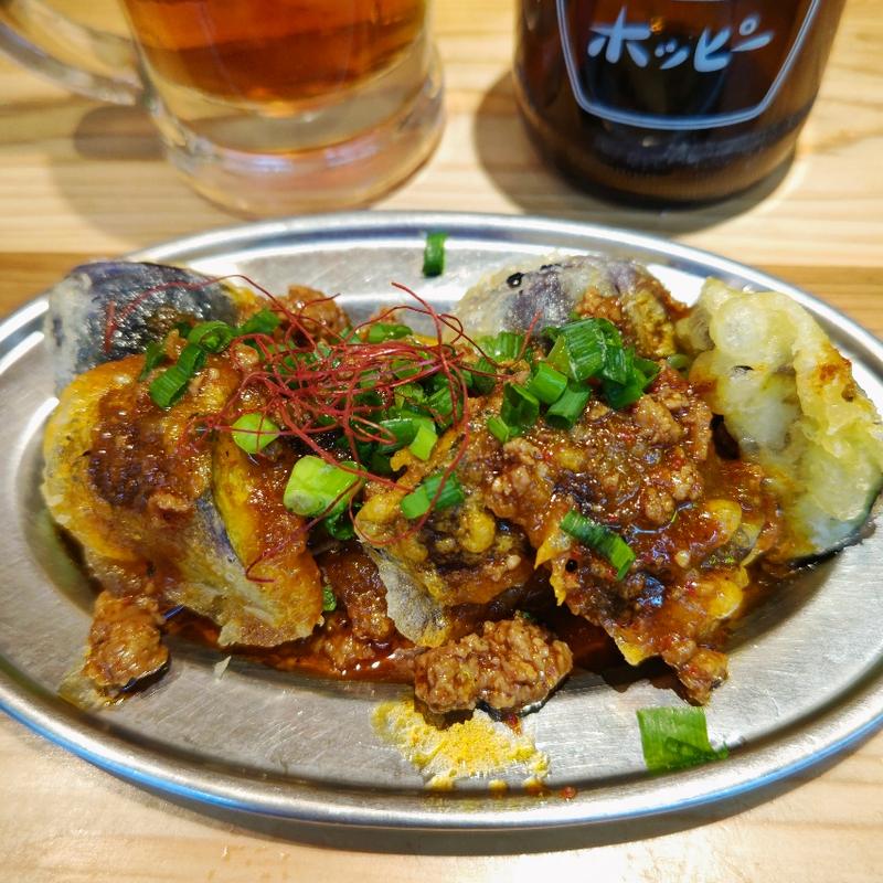 サクサク麻婆茄子(焼売のジョー野毛店)