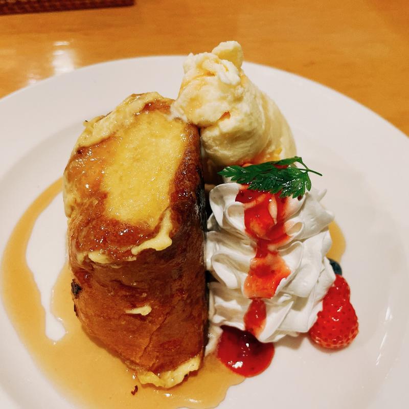 フレンチトーストセット(旭川珈琲 カフェ・ドゥ・コリンズ)