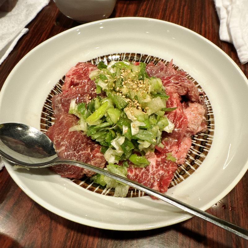 ネギ塩ハラミ(魅惑の七輪 らんまん （ミワクノシチリンランマン）)