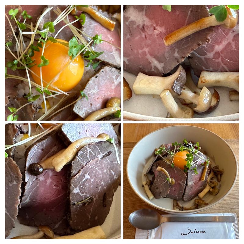 ローストビーフ丼(クリエル カフェ)