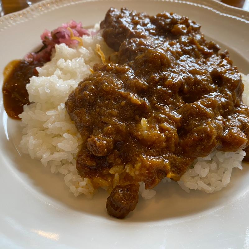 ジャワカレーとオニオングラタンスープセット(ロイヤルホスト九段下店)