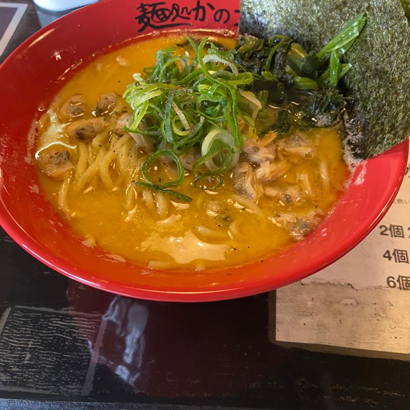 あさりバターの塩ラーメン(麺処かのう)