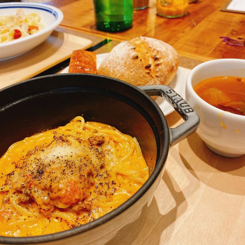 スパゲッティ チーズボロネーゼ(cafe dining TAMAKIYA)