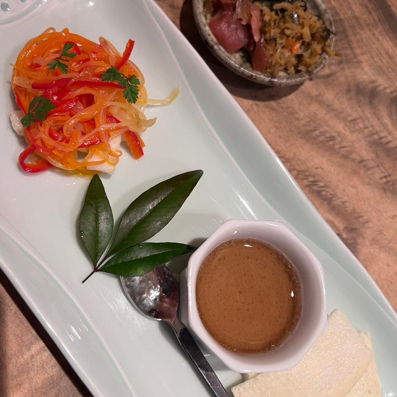 ビーフシチュー ランチB 前菜(素敵屋さん（アルピーノ村）)