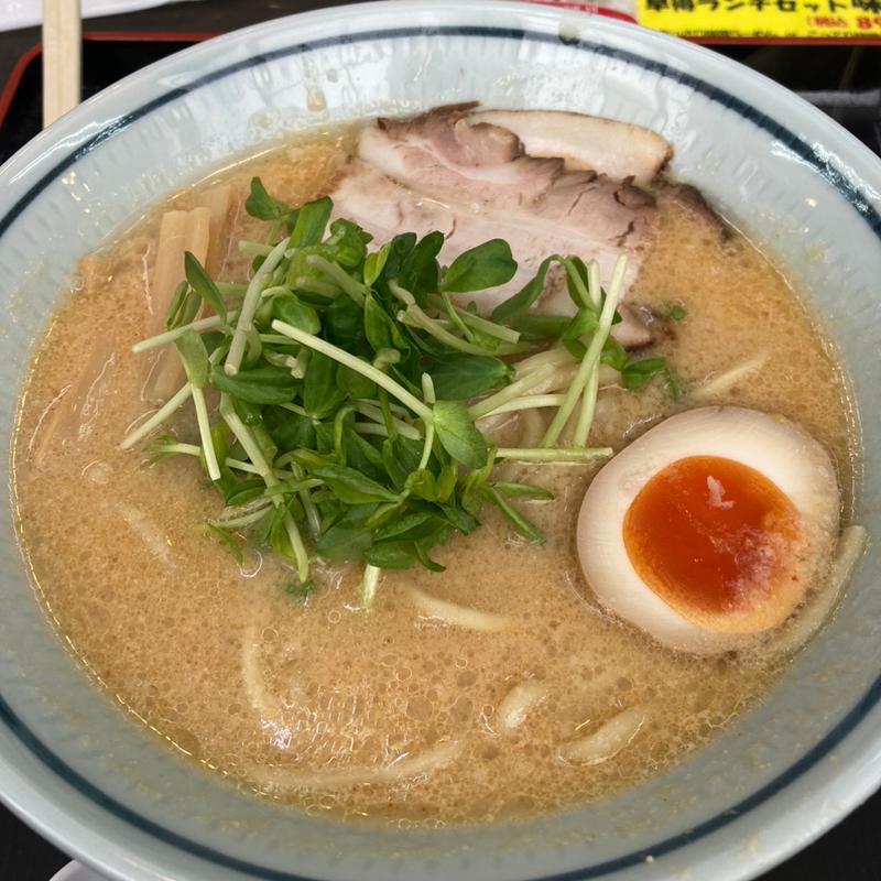 濃厚酒粕味噌ラーメン(愛と情熱のらーめん屋 皐月亭)