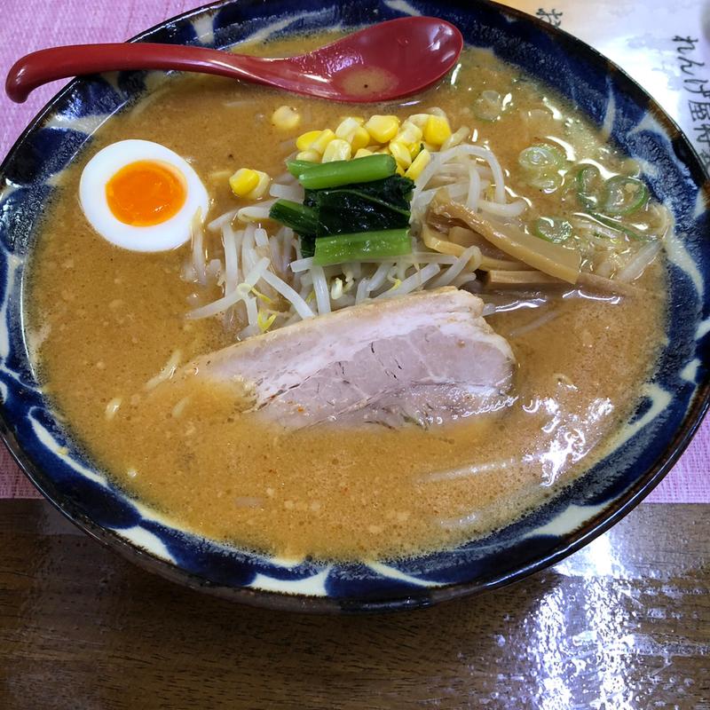 信州米味噌ラーメン【大盛】(れんげ屋)