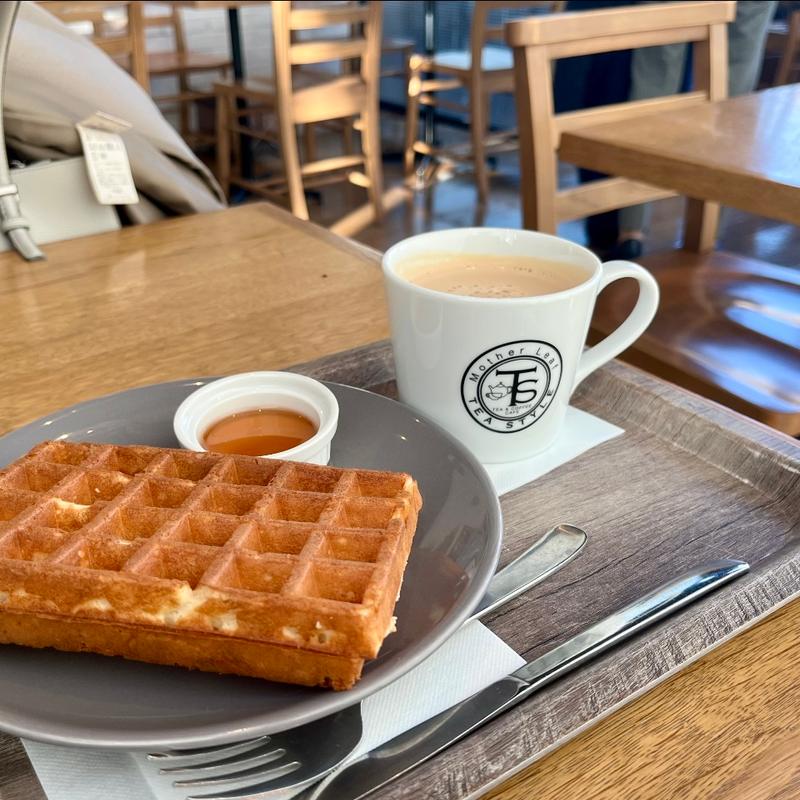 プレーンワッフル(マザーリーフ・ティースタイル 大崎店)