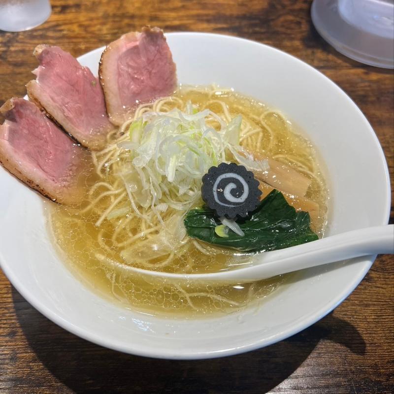 鴨塩ラーメン(麺屋上々)