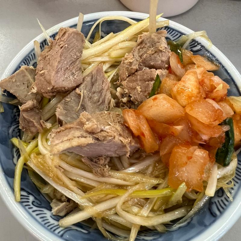 ラーメン　半ネギ丼(ラーメンショップ 122号騎西店)