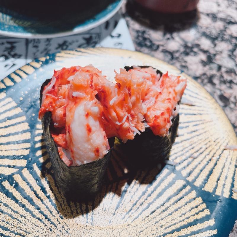 花咲蟹軍艦(回転寿司根室花まる JRタワーステラプレイス店)