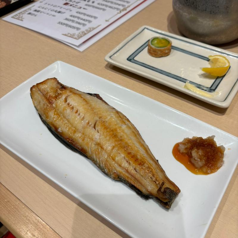 手羽先+ほっけ+アルコール(世界の山ちゃん船橋店)